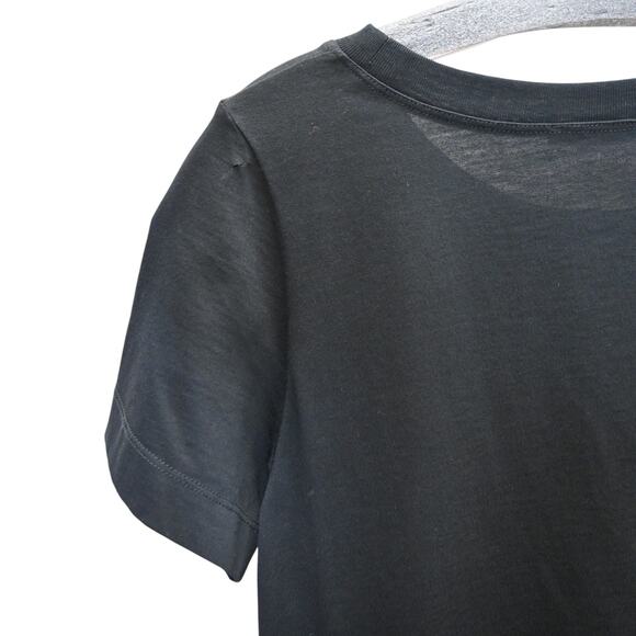 See by Chloe Black T Shirt Mini Dress Size Small Short Sleeve Round Neck Pockets - Picture 6 of 6